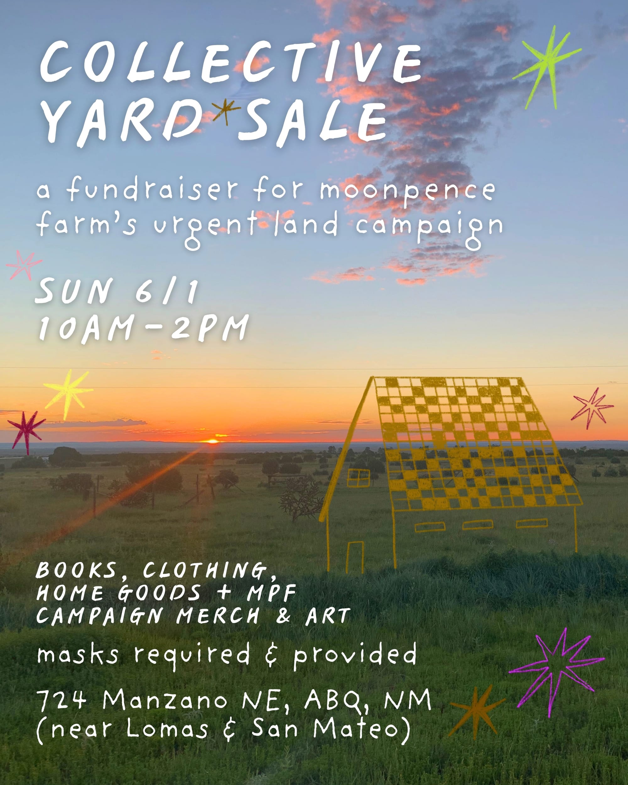 collective yard sale sale flyer (all info in below text)